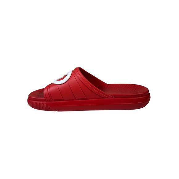 NIB Gucci Rubber Slide Sandals Red with White GG Logo UK10 US10.5 - Picture 9 of 11